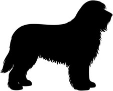 BEARDED COLLIE Aufkleber sticker Autoaufkleber Folienaufkleber Silhouette #06