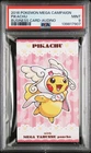 2016 POKEMON JPN STRONG CUTE PIKACHU MEGA CAMPAIGN BUSINESS CARDS PIKACHU PSA 9