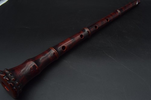 Japanese Vintage Shakuhachi Flute 64cm Plastic Practice Instrument Made in Japan