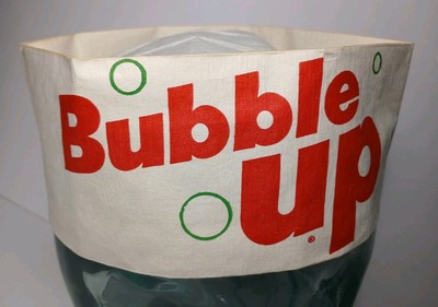 1963 1960s Vintage Bubble Up Soda Jerk Hat PAPER FOOD SERVICE HAT Columbus Ohio