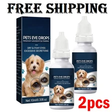 2x Cataract Drops for Dogs,Dog Eye Drops,Improve Vision Clarity,Improve Eye Visi