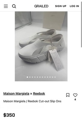 maison margiela x reebok size EU 45