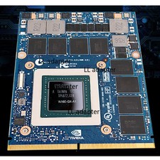 GTX980M Graphics Video Card N16E-GX-A1 8GB GDDR5 For Alienware Clevo MSI HP Dell