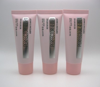 3 x MAYBELLINE INSTANT ANTI AGE PROTECTOR 4-IN-1 WHIPPED MATTE MAKEUP 03 MEDIUM