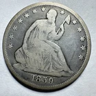 1859   Seated Liberty Half Dollar!