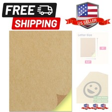 30 Sheets, Kraft Sticker Paper Labels, Laser/Inkjet Printing - Letter Size 8....