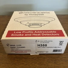 NEW Honeywell Fire-Lite H355 Low Profile Addressable Smoke & Heat Detector