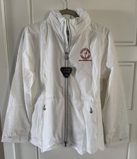 Womens Callaway Barton Creek Lakeside WGA Full Zip Weather Jacket White Size M