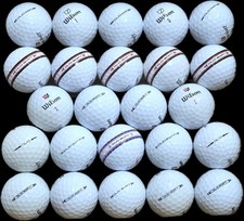 24 Wilson Staff DUO Golf Balls 5A Mint DUO Soft Soft SSP Stripe White