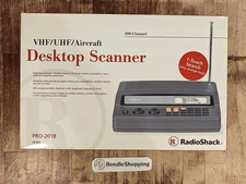 Radio Shack Pro-2018 Police Fire Weather Alert Ham Scanner w/ Antenna In Box