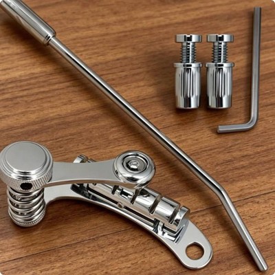 Tremolo-Brücken-Set Zinklegierung Tremolo-System Korrosionsbeständig für Studio