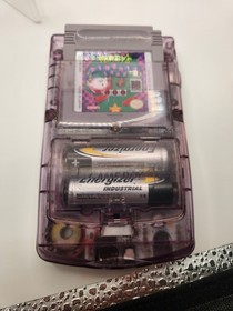 Nintendo Game Boy Color Purple Console with Pok&eacute;mon Yellow & Kirby's Pinball La&hellip;
