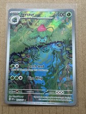 Pokemon Ivysaur 167/165 Scarlatto e Viola 151 Illustrazione Raro