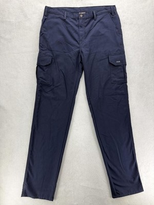 Tyndale FR Workwear Cargo Pants Mens 40 Blue Flame Resistant Utility Unhemmed