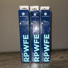 3 Packs GE Genuine Replacement Part Refrigerator Water Filter RPWFE W/RFID Chip