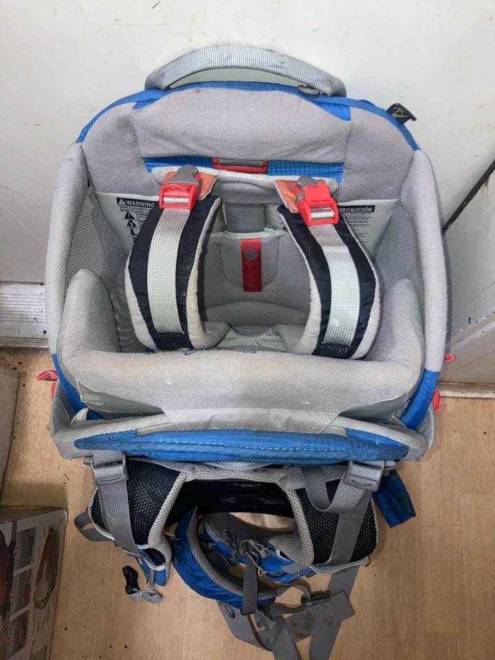 Osprey Poco Plus Azul Gris Exterior Senderismo Mochila Portabebés Parasol Usado Foto 4 de 4