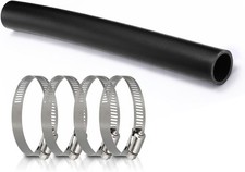 Gas Tank Filler Hose With 4 Clamps2 Id Reinforced Gasoline Fuel Filler Neck Ho