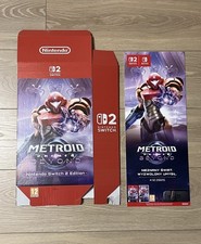 Metroid Prime 4: Beyond / Big Cardboard Box / Plastic Advert Flag / Nintendo