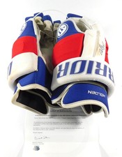 2016-17 Nick Holden #22 New York Rangers Game-Used Warrior Gloves LOA#249127