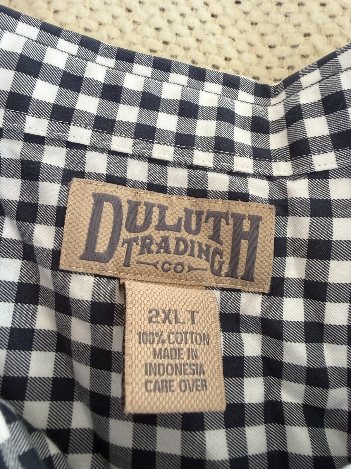 *RARE* 2 Men's Duluth Trading Co Plaid Button-up Collared Sleeveless Shirts 2XLT image 8