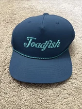 Toadfish "The Blue Bill" Rope Trucker Hat Cap NWOT