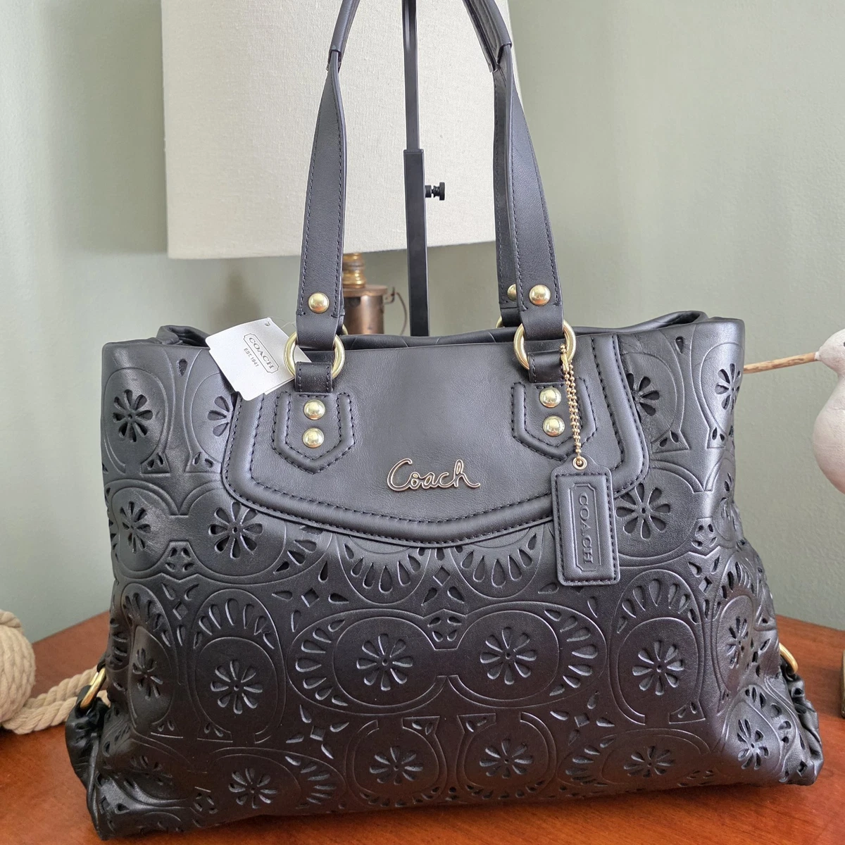 Coach Ashley Tote Black Bags & Handbags for Women for sale | eBay
