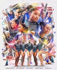 simone biles foto di qualità 8x10 ginnasta olimpica campione d'oro
