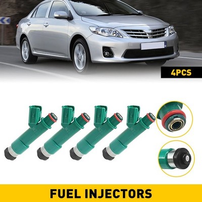 Fit 2004-2007 Toyota Highlander 2.4L I4 4Pcs Fuel Injectors OE Style 23250-28080
