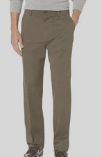 DOCKERS Easy Khaki Pebble Gray Classic Fit Stretch Chino Pants NEW 38x32