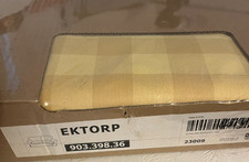 EKTORP 903.398.36 TWO SEAT IKEA COUCH COVER YELLOW CHECK