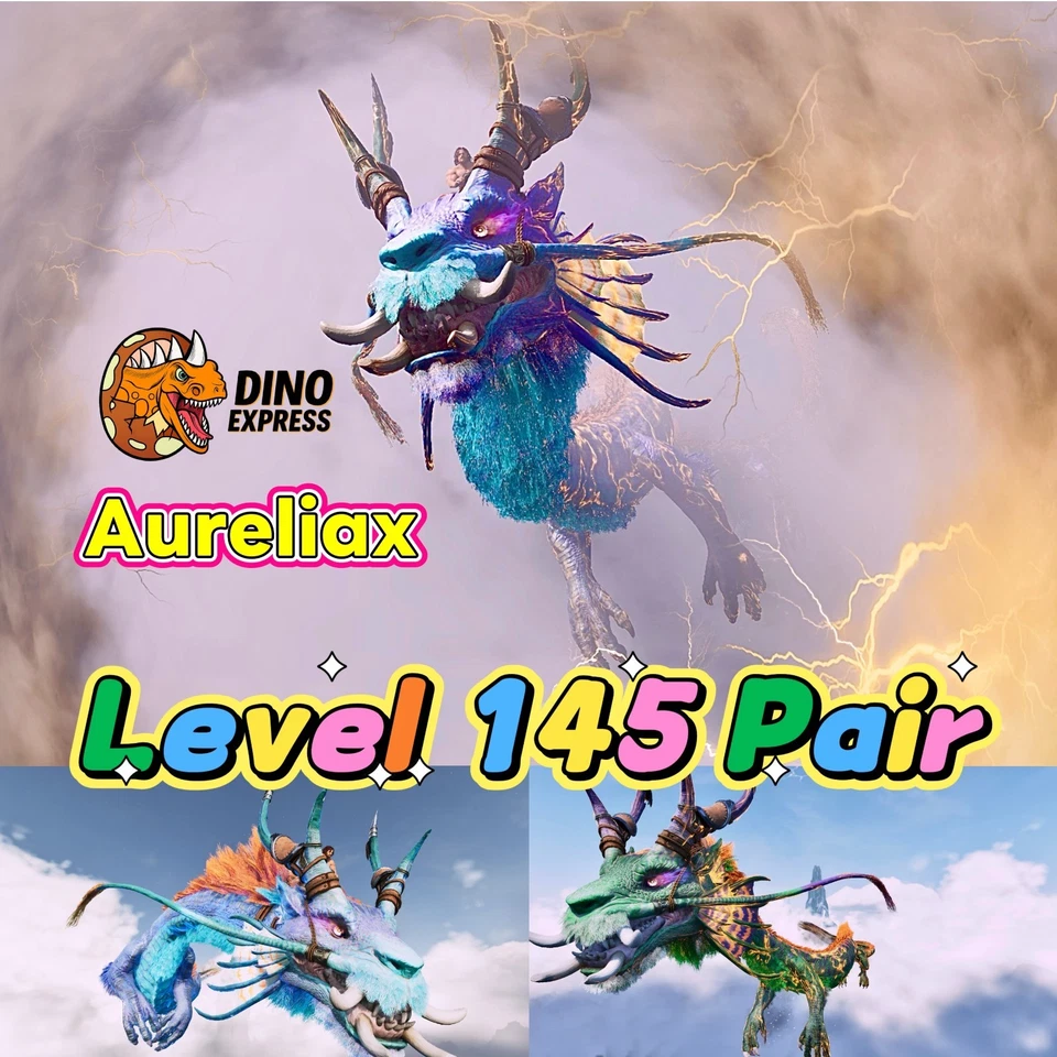 Aureliax Level 145 Lost Island ARK🦕 Survival Ascended ASA PVE PC/XBOX/PS