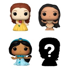 Disney Princesses Bitty Pop! Funko Belle 2.5cm Vinyl Figure 4-Pack