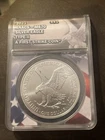 2021 S$1 American Silver Eagle Type 2 ANACS MS70 First Strike FLAG CORE 1oz