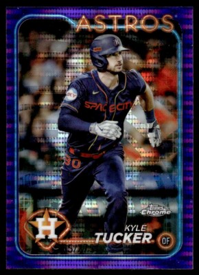 2024 Topps Chrome Sonar Purple Refractor Kyle Tucker /275 Houston Astros #112