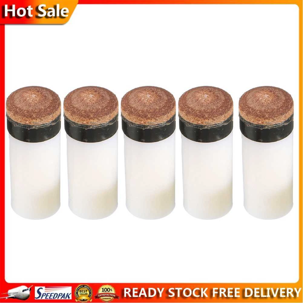 Agatige 100 Stück Pool Queue Spitzen - 9/11/13mm Kunststoff Ersatzspitzen