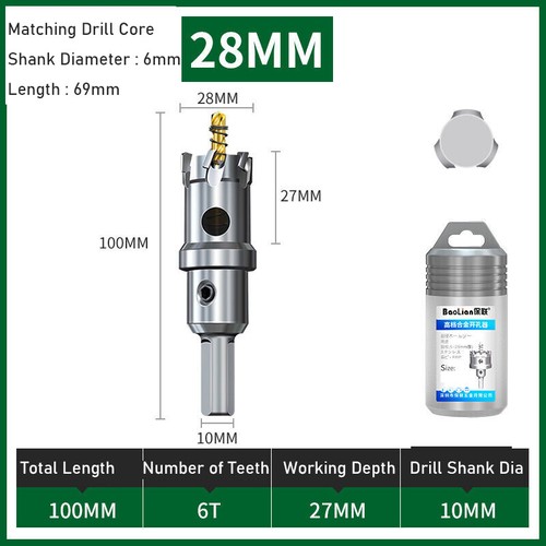 Range TCT Hole Saw HSS Drill Bit Carbide Tip Cutter Alloy Tool Stainless Steel - Picture 27 of 60