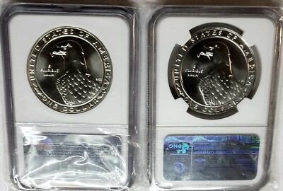1983 OLYMPICS SILVER DOLLAR UNC. SET P & D NGC BOTH MS-69 (2 coins