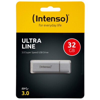 Intenso USB Stick 32GB Speicherstick Ultra Line silber USB 3.0