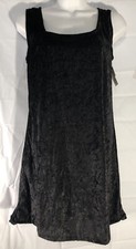 Basic Black Dress Women’s One Size Costume Velvety Halloween