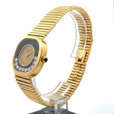 K18 Gold Chopard 腕時計 ダイヤモンド装飾 K18 Gold Chopard 腕時計 ダイヤモンド装飾 K18 Gold Chopard 腕時計