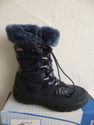 Lico Girls Boots Winter Boots Blue Waterproof NEW!!