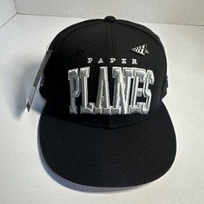 ROC NATION SNAPBACK OLD SCHOOL BLACK HAT PAPER PLANES PIN JAY-Z Fitted 7 1/4 NEW
