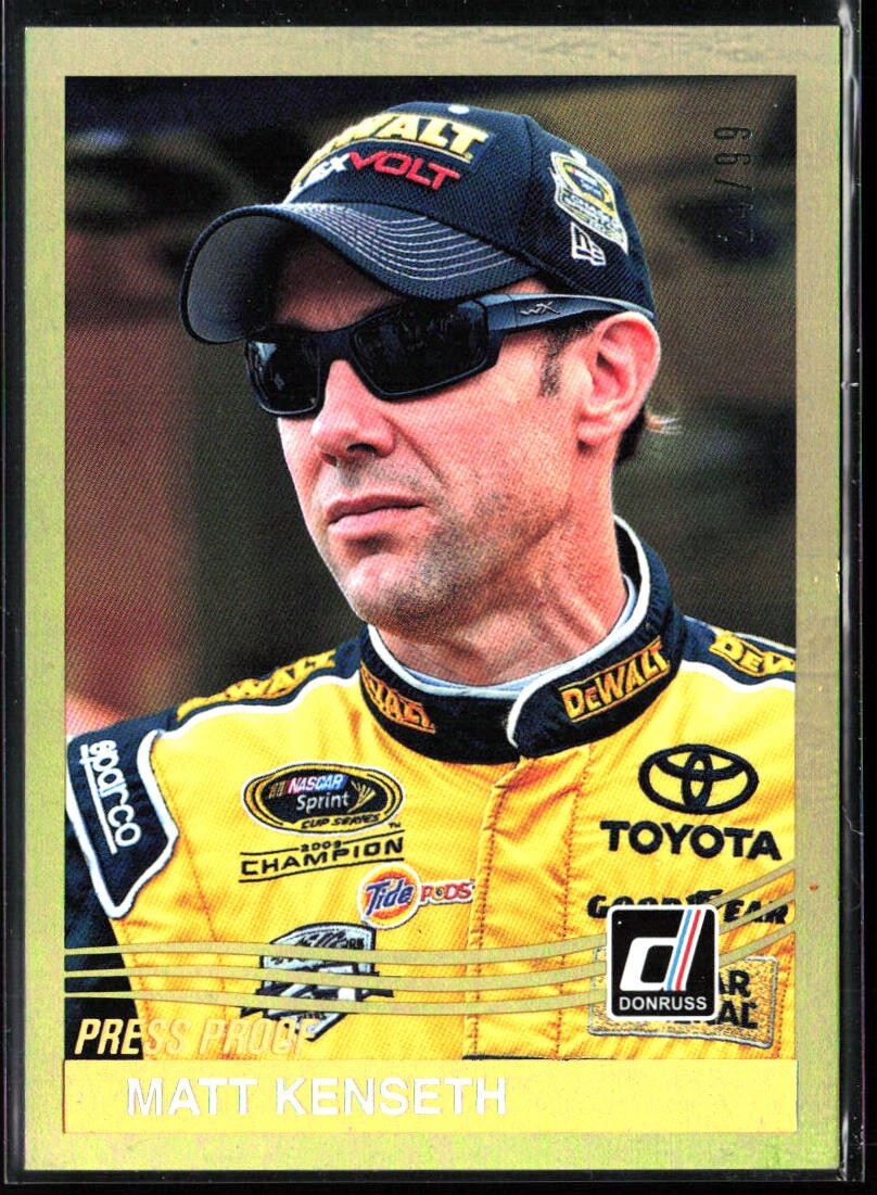 2017 Panini Donruss Retro 1984 Variations Press Proof /99 Matt Kenseth #178 HOF