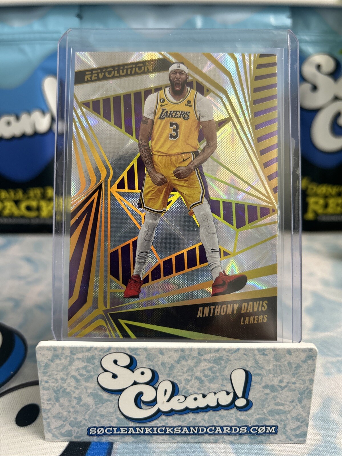 2023-24 Revolution Anthony Davis Galactic #75 Lakers SSP Case Hit