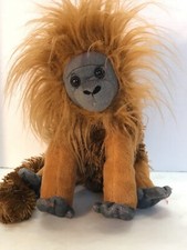 2019 Wild Republic Plush Golden Lion Tamarin Monkey Gray Faced 12”