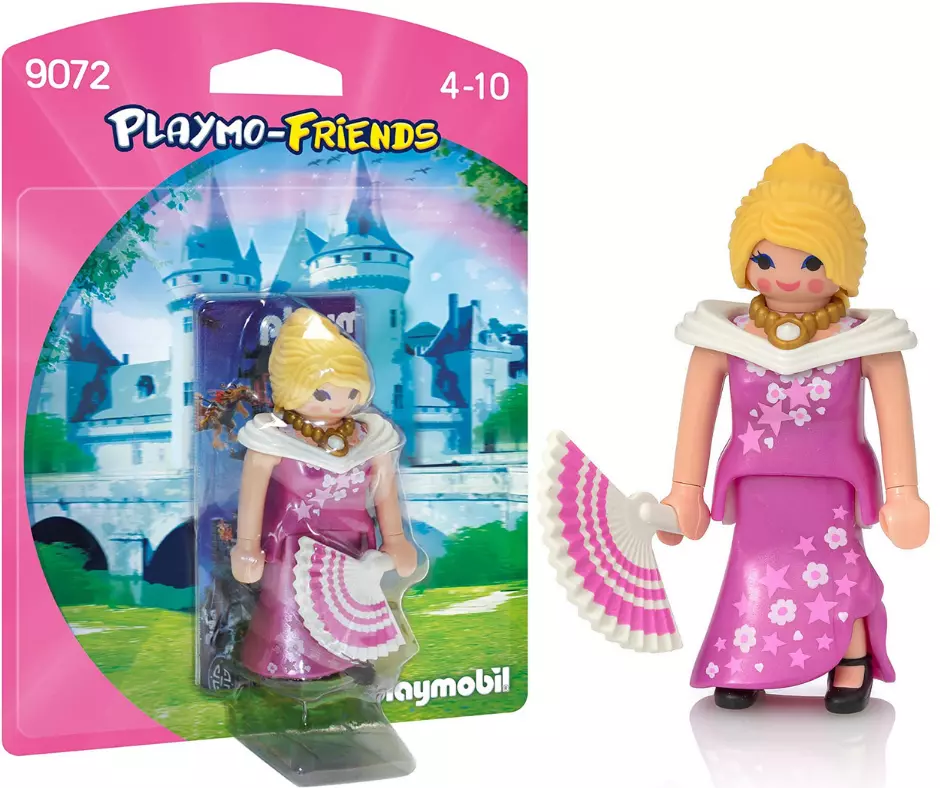 Playmobil 9072 Princesse avec éventail Figurine Fille Jouet Jeux de  Construction