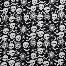 Halloween & Christmas Polycotton Fabric Festive Tartan Santa Gingerbread Snow