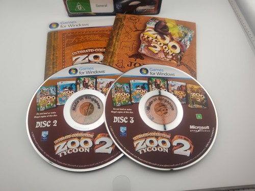 The Ultimate Collection Zoo Tycoon 2 Windows PC *1 Disc Missing* Expansion Pack - Picture 2 of 5