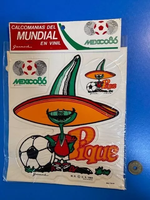 Soccer Collectibles: World Cup Soccer Pin Badge Mexico 86 Enamel