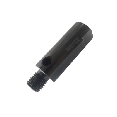 Bohrkronen Adapter M18 (2,5) IG auf M16 AG SW 22 konisch Stahl Länge 78 mm
